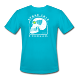 turquoise / S Stone Cold Pickleballer - Men’s Performance Tee