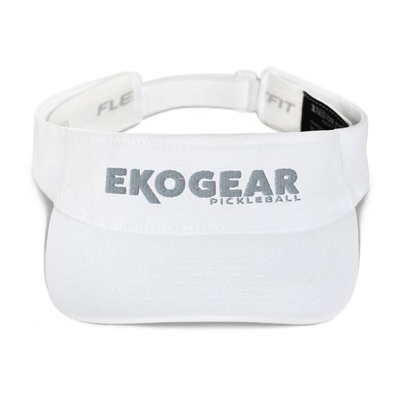 White Ekogear Pickleball Team Gear - Unisex Visor