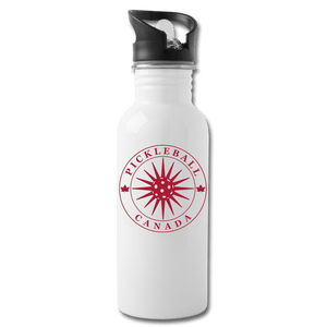 white Pickleball Canada - Hydration Flask 20oz