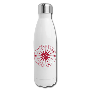 white Pickleball Canada - Insulated Stainless Steel Hydration Flask 17oz