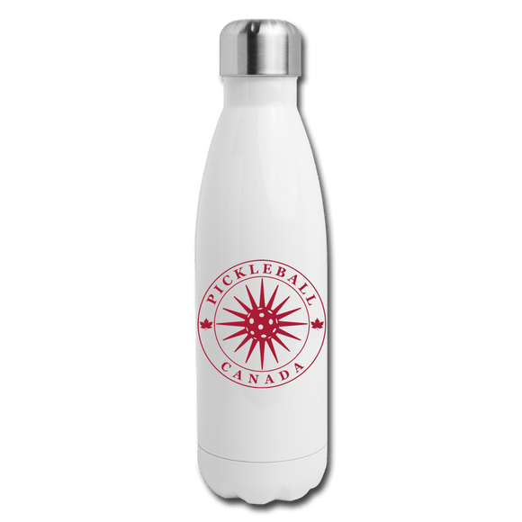 white Pickleball Canada - Insulated Stainless Steel Hydration Flask 17oz