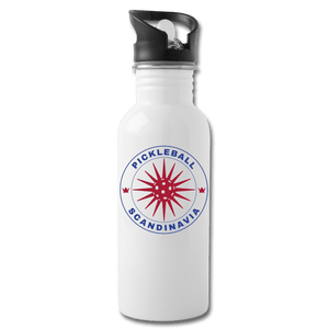 white Pickleball Scandinavia - Hydration Flask 20oz