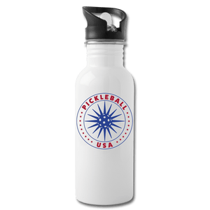 white Pickleball USA - Hydration Flask 20oz