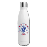 white Pickleball USA - Insulated Stainless Steel Hydration Flask 17oz