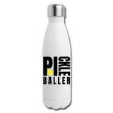 white Pickleballer - Insulated Stainless Steel Hydration Flask 17oz