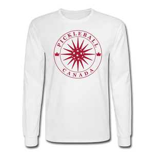 white / S Pickleball Canada - Men's Long Sleeve Tee