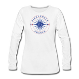 white / S Pickleball France - Women's Premium Long Sleeve Tee