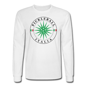 white / S Pickleball Italia - Men's Long Sleeve Tee