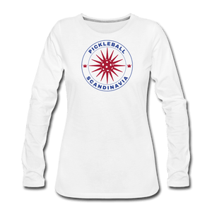 white / S Pickleball Scandinavia - Women's Premium Long Sleeve Tee