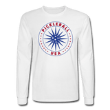 white / S Pickleball USA - Men's Long Sleeve Tee