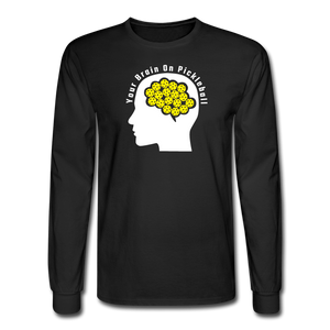 Your Brain on Pickleball - Men's Long Sleeve Tee