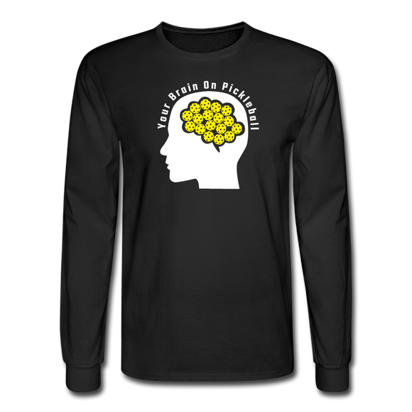 Your Brain on Pickleball - Men's Long Sleeve Tee